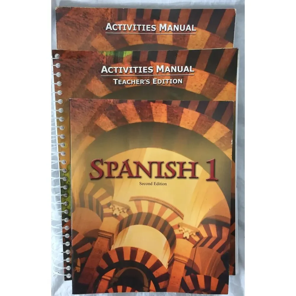 Bob Jones University‎ Spanish Hi School Set 3 Books Homeschool